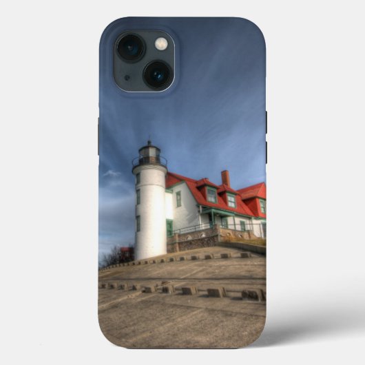 Lighthouses | Point Betsie Lake Michigan Case-Mate iPhoneケース (裏面)