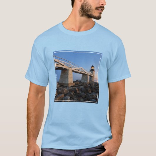 Lighthouses | Port Clyde Maine Lighthouse Tシャツ (正面)