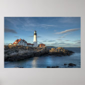 Lighthouses | Portland Head Light Lighthouse ポスター (正面)