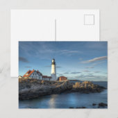 Lighthouses | Portland Head Light Lighthouse ポストカード (正面/裏面)