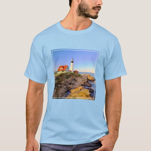 Lighthouses | Rockport Lighthouse Maine Tシャツ (正面)
