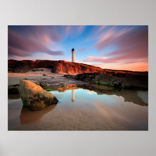 Lighthouses | Sea-Light Lossiemouth Scotland ポスター (正面)