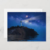 Lighthouses | Starry Night Lighthouse ポストカード (正面/裏面)