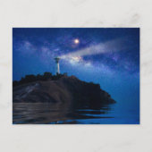 Lighthouses | Starry Night Lighthouse ポストカード (正面)