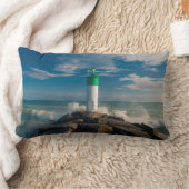 Lighthouses | Wellington Ontario Canada ランバークッション (ブランケット)