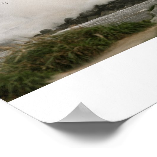 LighthouseWavelarge ポスター (角)