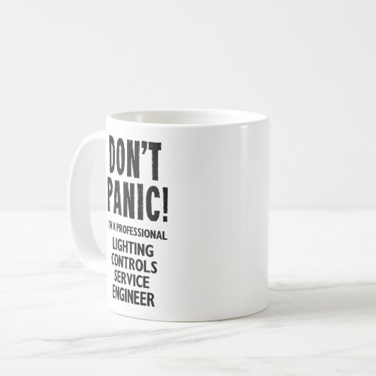 Lighting Controls Service Engineer コーヒーマグカップ (正面左)