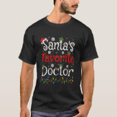 Lighting Santa'S Favorite Doctor Tシャツ (正面)