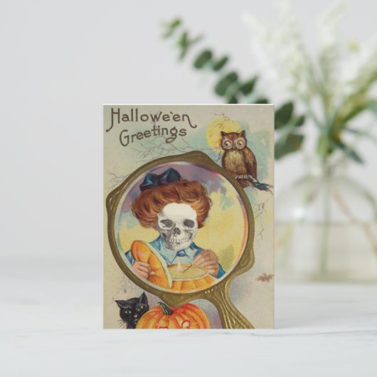 Lighting The Jack O' Lantern ポストカード (スタンド正面)