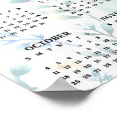 Lightly Floral Design 20256Wall Calendar ポスター (角)