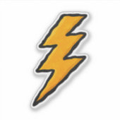 Lightning bolt シール (正面)