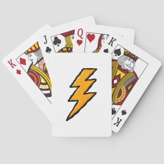 Lightning bolt トランプ (裏面)