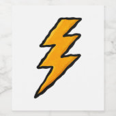 Lightning bolt ワインラベル (シングルラベル)