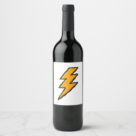 Lightning bolt ワインラベル (正面)