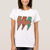 Lightning bolt nurse｜fall nurse png｜checkered nurs tシャツ (正面)