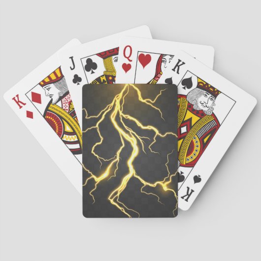 Lightning Bolt Poker Cards トランプ (裏面)