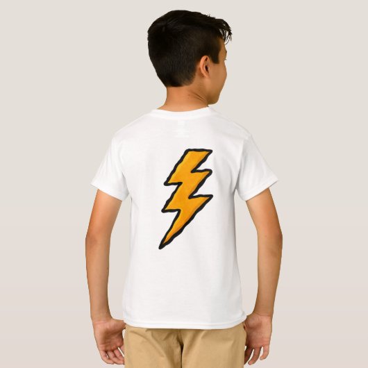 Lightning bolt tシャツ (裏面フル)