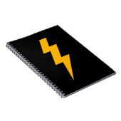 Lightning Bolt Yellow ノートブック (右側)