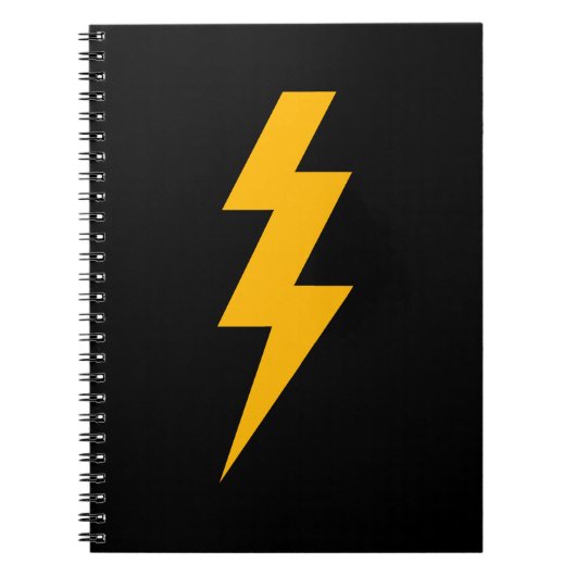 Lightning Bolt Yellow ノートブック (正面)