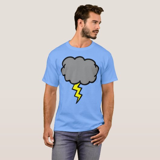 lightning cloud music friend tシャツ (正面フル)