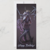 Lightning Dragon happy birthday 招待状 (正面)