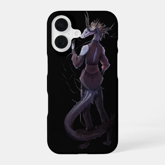Lightning Dragon iPhone 16ケース (裏面)