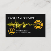 Lightning Fast Taxi Service Driving 名刺 (正面)