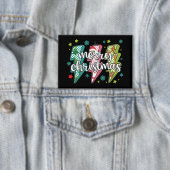 Lightning Merry Christmas Preppy Coquette Xmas  缶バッジ (インサイチュ)