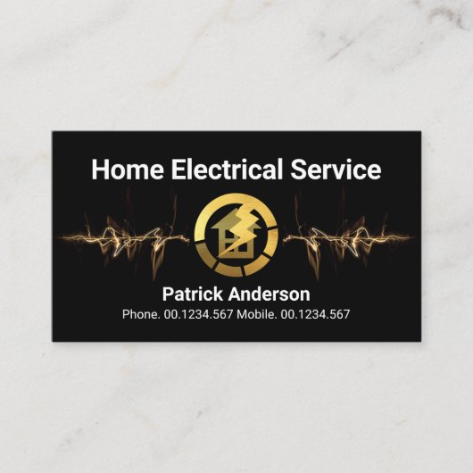Lightning Powers Gold Home Power 名刺 (正面)