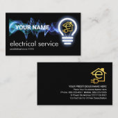 Lightning Powers Up Light Bulb 名刺 (正面/裏面)