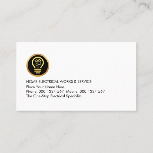 Lightning Powers Your Electric Name 名刺 (裏面)