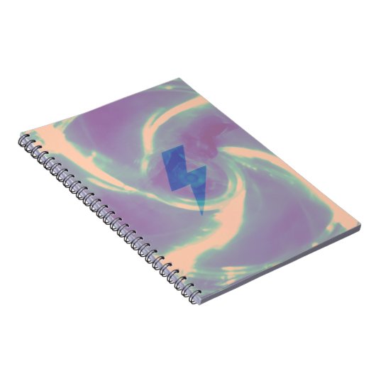 Lightning ray blue tech ノートブック (右側)