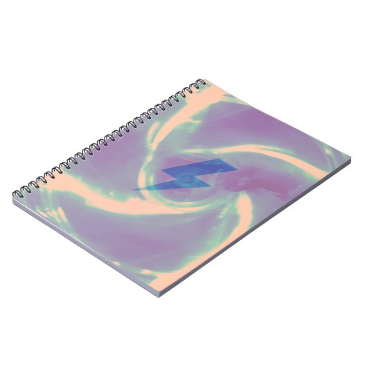 Lightning ray blue tech ノートブック (左側)