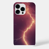 Lightning Storm iPhone 14 Pro Max Case – Thunder S iPhoneケース (裏面)