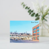 LightRail, I-25,ブロードウェイ駅，デンバー，co ポストカード (スタンド正面)