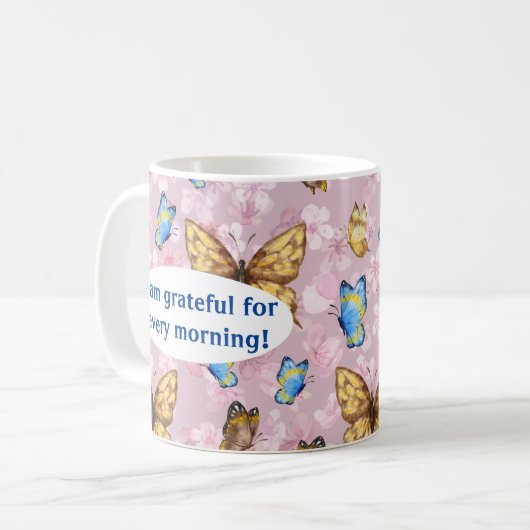 Lightroom fall aesthetic forest コーヒーマグカップ (正面左)