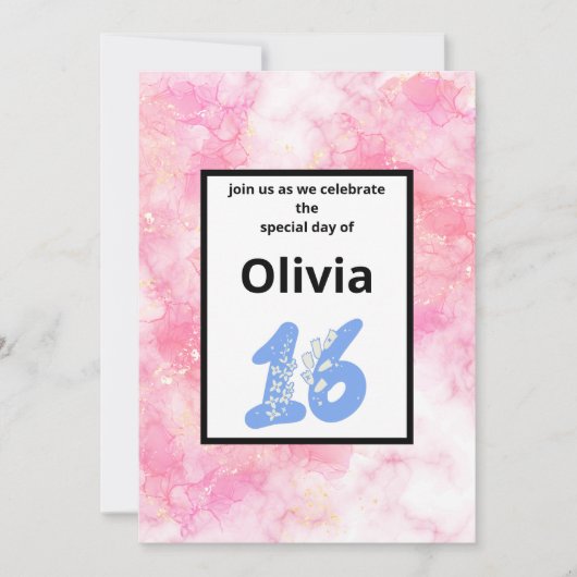 Lightroom fall aesthetic forest 招待状 (正面)