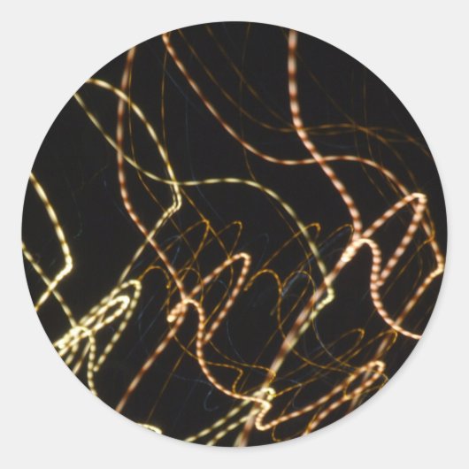 Lights at Nightスタンプ ラウンドシール (正面)