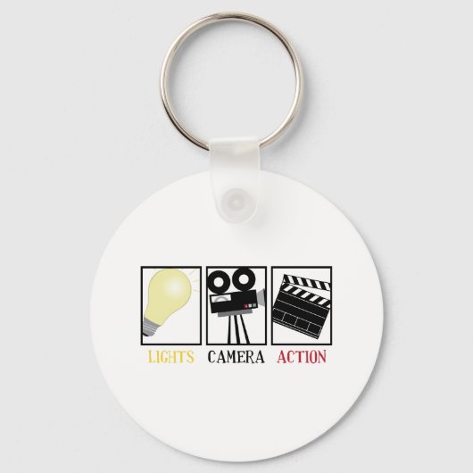 Lights Camera Action キーホルダー (正面)