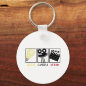 Lights Camera Action キーホルダー (正面)