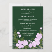 Lights Flowers Wedding 招待状 (正面)