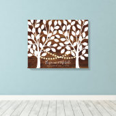 Lights Guest 素朴 Book Canvas - 50署名 キャンバスプリント (インサイチュ (ウッドフロア))