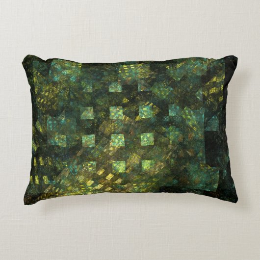 Lights in the City抽象芸術アートアクセント枕 アクセントクッション (正面)