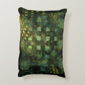 Lights in the City抽象芸術アートアクセント枕 アクセントクッション (裏面(縦))