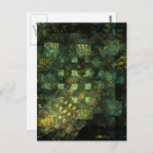 Lights in the City抽象芸術アートポストカード ポストカード (正面/裏面)