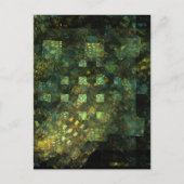 Lights in the City抽象芸術アートポストカード ポストカード (正面)