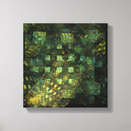 Lights in the City抽象芸術白黒 キャンバスプリント