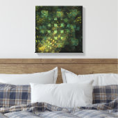 Lights in the City抽象芸術白黒 キャンバスプリント (インサイチュ (寝室))