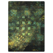 Lights in the City抽象芸術・アート クリップボード (裏面)