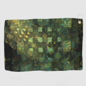 Lights in the City抽象芸術・アート ゴルフタオル (横)